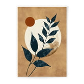 Boho Botanical Photographic Print, Modern Abstract Wall Art, Minimalist Nature Print, Living Room Decor, Earth Tone Art, Home Decor - Tawshia